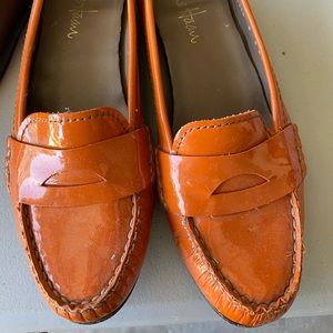 Cole Haan Orange Patent Leather Shoes